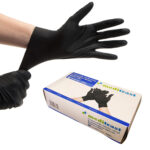 Γάντια Νιτροβινυλίου Meditrast Μαύρα (100 τμχ)